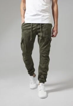 Urban Classics Heren Joggingbroek -M- Camo Cargo Groen -Casio Verkoop 831x1200 36
