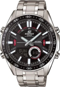 Casio Edifice EFV-C100D-1AVEF Herenhorloge 44 Mm - Zilverkleurig