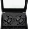 Luxe Carbon 2-in-1 Automatische Horloge Winder Doos - Voor 4 Automatische Horloges + 6 Voor Opslag - Opbergbox Watchwinder - Horlogeopwinder - Horlogebox - Valentijsdag -Casio Verkoop 835x1200 4