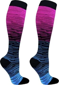 Compressiekousen | Compressiekousen Hardlopen | Steunkousen Mannen Vrouwen | Sportsokken Heren Dames | Sokken | Hardloopsokken | Steunkousen | Kniekousen | Wandelsokken | Vliegtuig Sokken | Hoge Sokken | Kousen Maat S/M