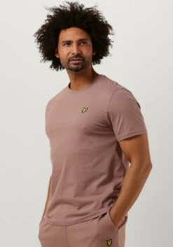 Lyle And Scott - T-shirt Plain Roze - Maat M - Slim-fit -Casio Verkoop 840x1200 21