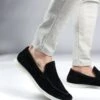 Merkloos Cotton District Suede Loafers Laag Zwart - Herenschoenen -Casio Verkoop 840x1200 8