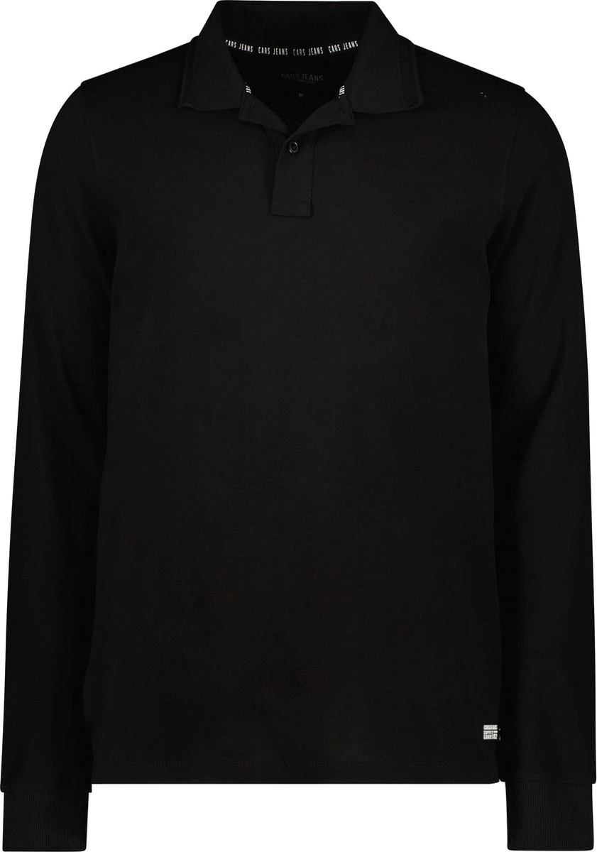 Cars Jeans WULF Polo LS Heren Top - Maat L 3 Cars Jeans WULF Polo LS Heren Top - Maat L