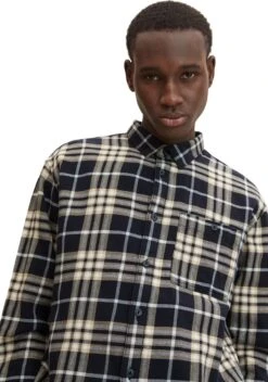 TOM TAILOR Relaxed Checked Shirt Heren Overhemd - Maat L 22 TOM TAILOR Relaxed Checked Shirt Heren Overhemd - Maat L -Casio Verkoop 841x1200 9