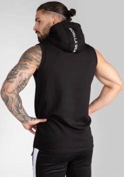 Gorilla Wear Lincoln Mouwloze Hoodie - Zwart - XL -Casio Verkoop 842x1200