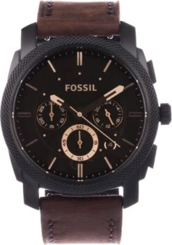 Fossil Machine FS4656 Herenhorloge 42 Mm - Zwart