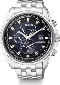 Citizen Radio Controlled Horloge - Citizen Heren Horloge - Blauww - Diameter 44 Mm - Roestvrij Staal -Casio Verkoop 845x1200
