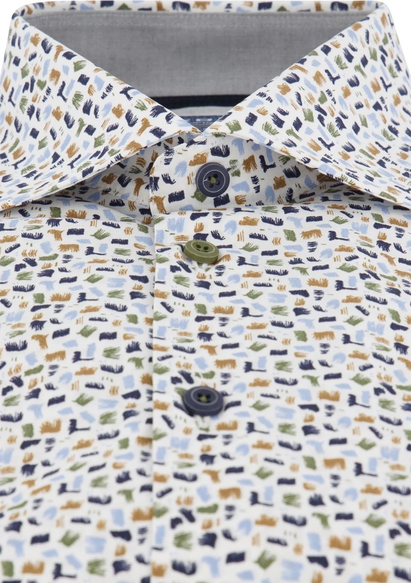 Ledub Overhemd Wit Met Print - 42 4 Ledub Overhemd Wit Met Print - 42 - Afbeelding 2