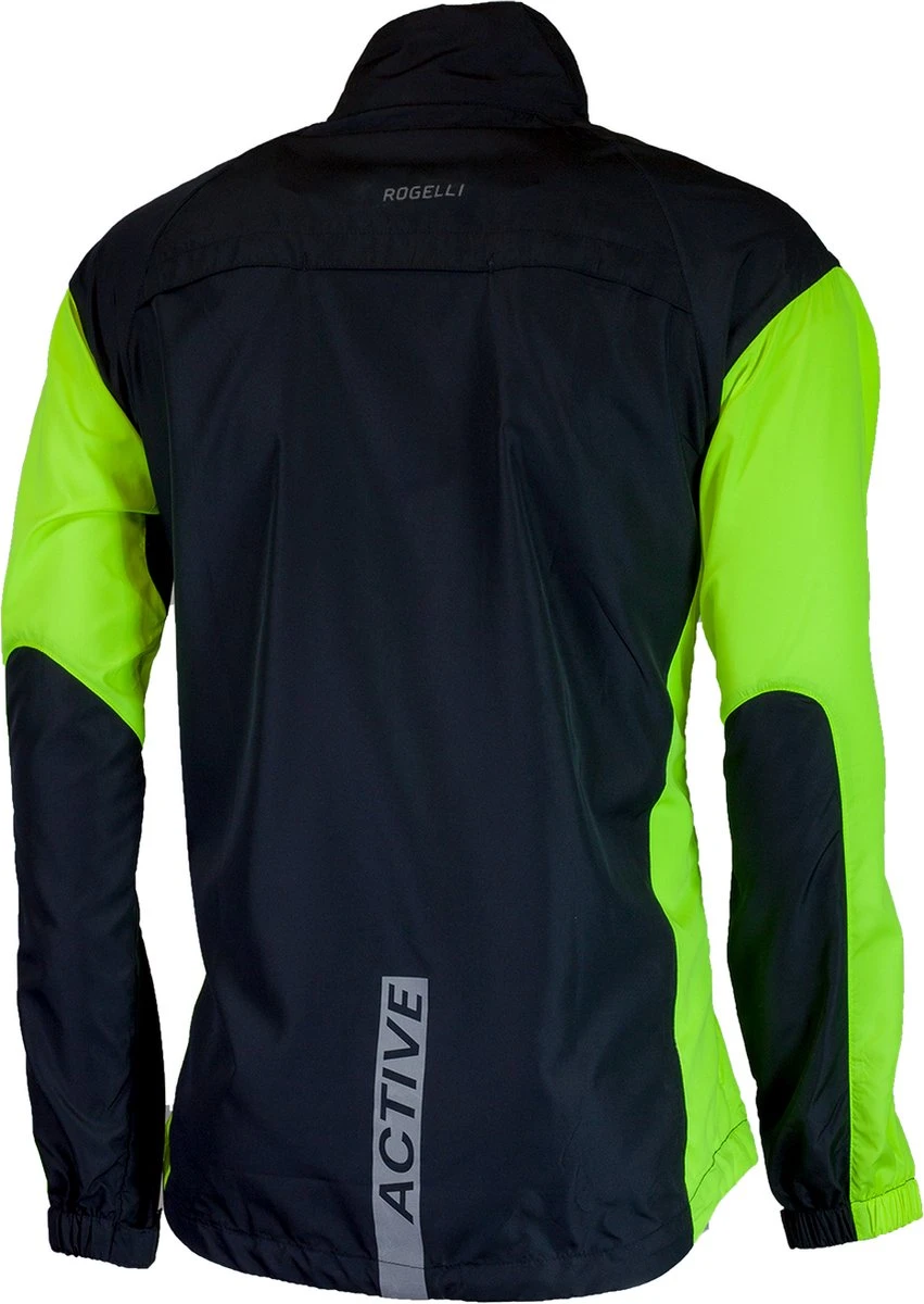 Rogelli Drummond Hardloopjack - Heren - Zwart, Fluor - Maat L 6 Rogelli Drummond Hardloopjack - Heren - Zwart, Fluor - Maat L - Afbeelding 4