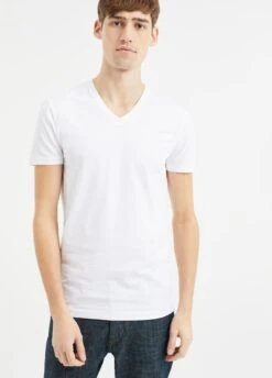 WE Fashion Heren Tall Fit T-shirt Van Biologisch Katoen, 2-pack - Maat XL -Casio Verkoop 862x1200 18