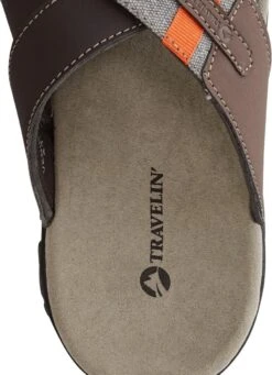 Travelin Solsvik Slipper - Leren Outdoor- Sport- En Wandelsandalen Met Profielzool - Bruin - Maat 42 -Casio Verkoop 870x1200 3