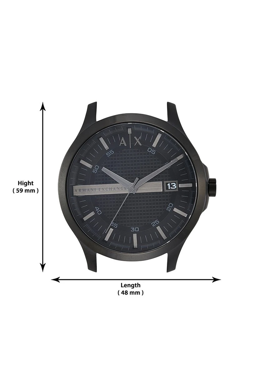 Armani Exchange Hampton AX2104 Herenhorloge 46 Mm - Zwart 14 Armani Exchange Hampton AX2104 Herenhorloge 46 Mm - Zwart - Afbeelding 12