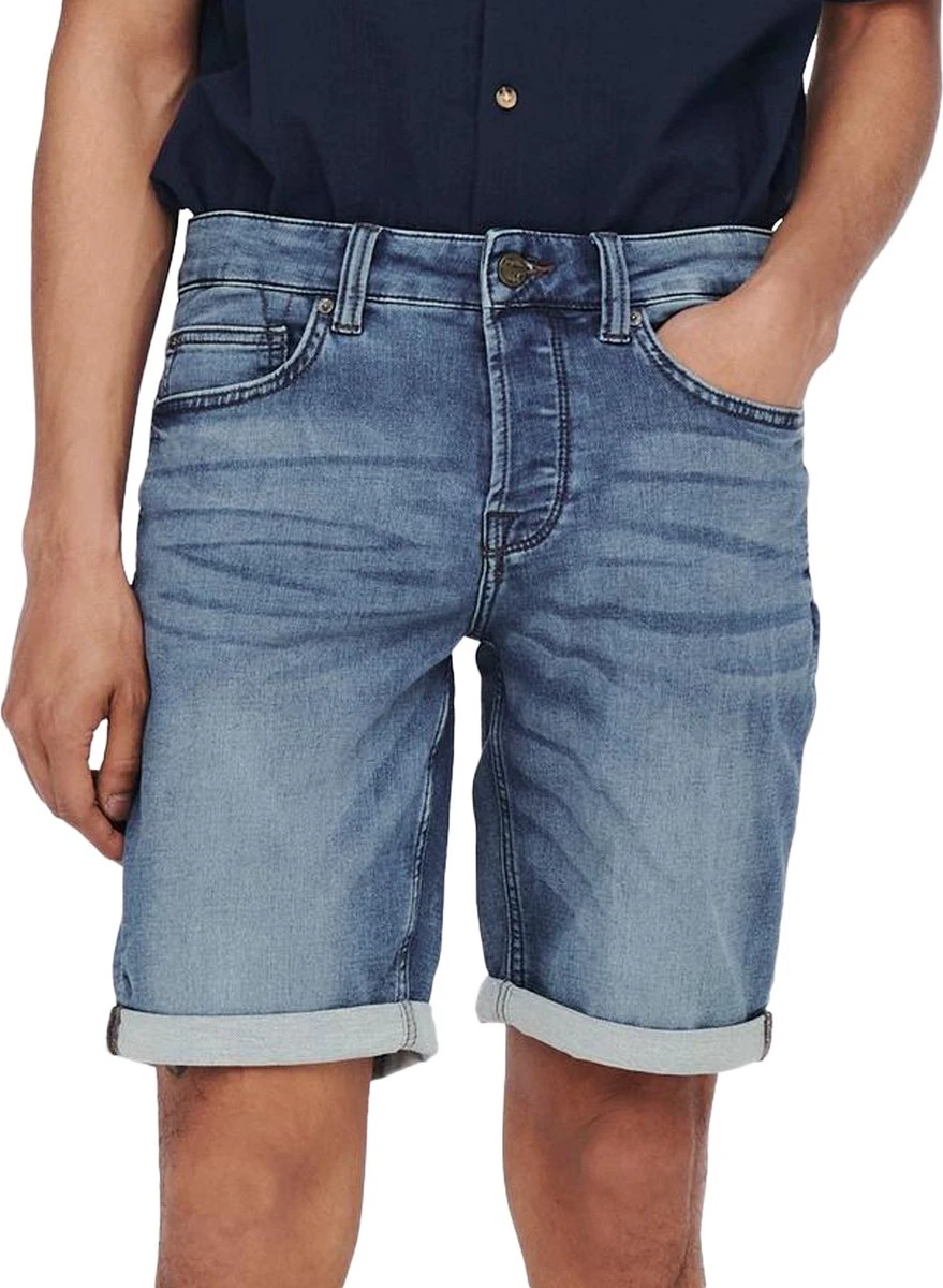 ONLY & SONS ONSPLY LIFE JOG BLUE SHORTS PK 8584 NOOS Heren Broek - Maat M 9 ONLY & SONS ONSPLY LIFE JOG BLUE SHORTS PK 8584 NOOS Heren Broek - Maat M - Afbeelding 7