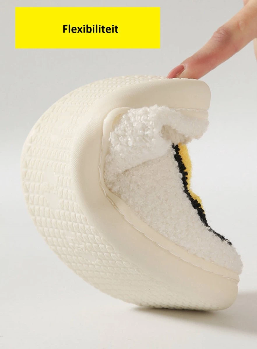 Smiley Pantoffels - Pantoffel - Sloffen Dames En Heren - Heerlijk Warm - LET OP Valt Klein, Controleer De Zool Afmeting - 7 Smiley Pantoffels - Pantoffel - Sloffen Dames En Heren - Heerlijk Warm - LET OP Valt Klein, Controleer De Zool Afmeting - - Afbeelding 5