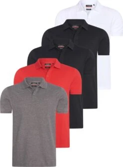 Pierre Cardin - Heren Polo SS Classic Polo 5-Pack - Multi - Maat XL