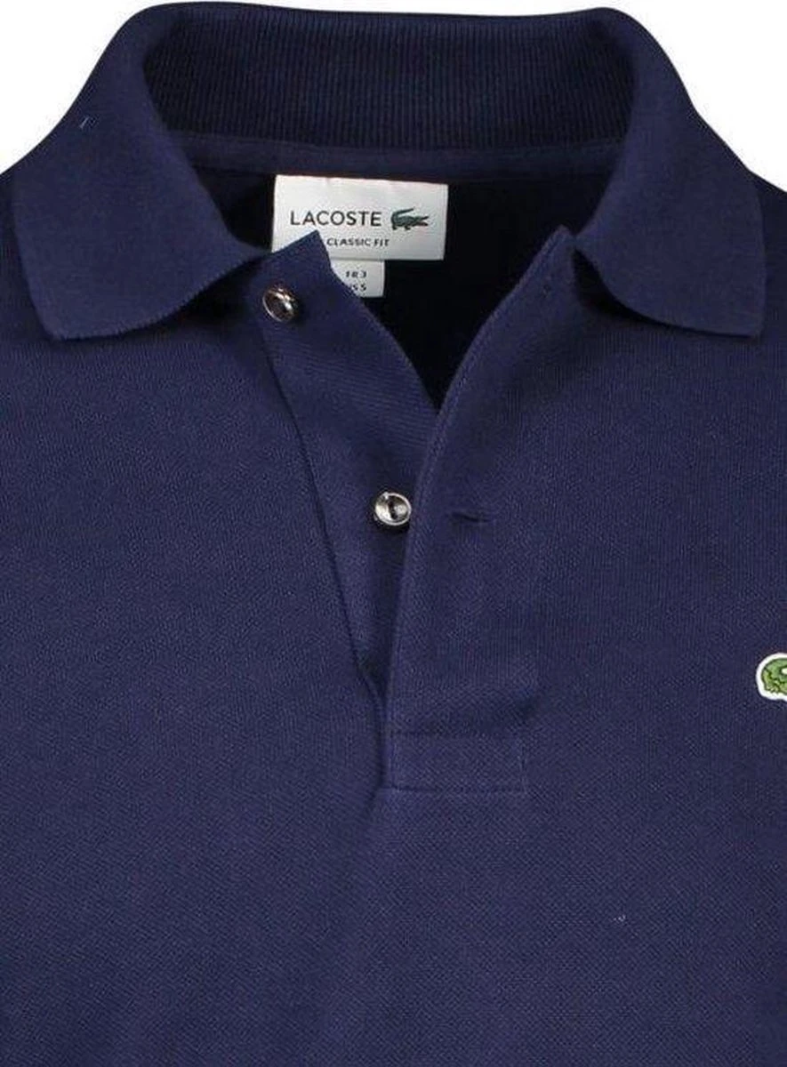 Lacoste Heren Poloshirt - Navy Blue - Maat S 7 Lacoste Heren Poloshirt - Navy Blue - Maat S - Afbeelding 5