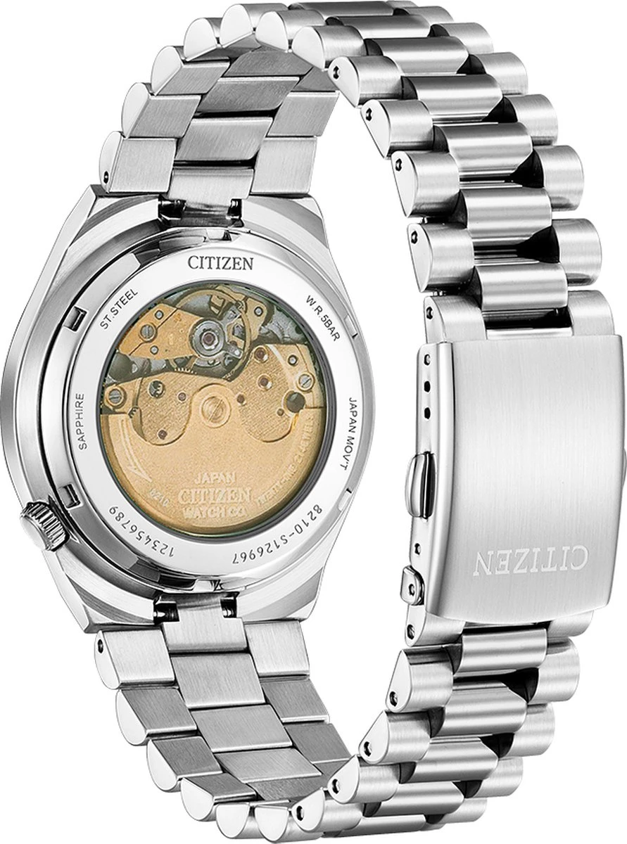 Citizen Tsuyosa NJ0150-81Z Horloge - Staal - Zilverkleurig - Ø 40 Mm 7 Citizen Tsuyosa NJ0150-81Z Horloge - Staal - Zilverkleurig - Ø 40 Mm - Afbeelding 5