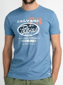 Petrol Industries - Heren Logo T-shirt - Blauw - L -Casio Verkoop 893x1200 12