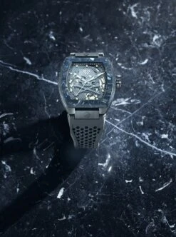 Philipp Plein The $Keleton PWBAA0221 Horloge - Siliconen - Zwart - Ø 44 Mm -Casio Verkoop 893x1200