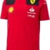 Scuderia Ferrari Team Mens Charles Leclerc Tee Red S