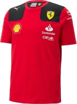 Scuderia Ferrari Team Mens Charles Leclerc Tee Red S