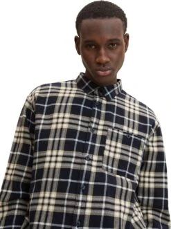 TOM TAILOR Relaxed Checked Shirt Heren Overhemd - Maat L 32 TOM TAILOR Relaxed Checked Shirt Heren Overhemd - Maat L -Casio Verkoop 895x1200 13