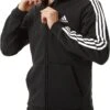 Adidas Essentials 3-Stripes Fleece Vest Zwart Heren - Maat M