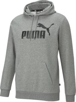 PUMA Ess Big Logo Hoodie Fl Heren Trui - Maat L