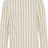 Mexx Striped Linen Shirt Mannen - Zand - Maat M -Casio Verkoop 898x1200 12