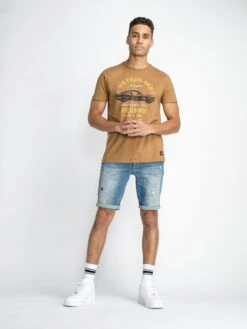 Petrol Industries - Heren Logoartwork T-shirt - Bruin - XL -Casio Verkoop 900x1200 145