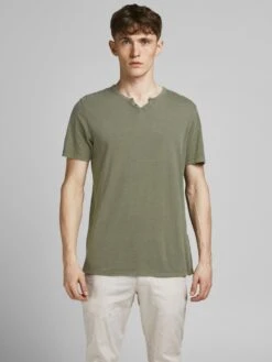JACK&JONES JJESPLIT NECK TEE SS NOOS Heren T-shirt - Maat L -Casio Verkoop 900x1200 204