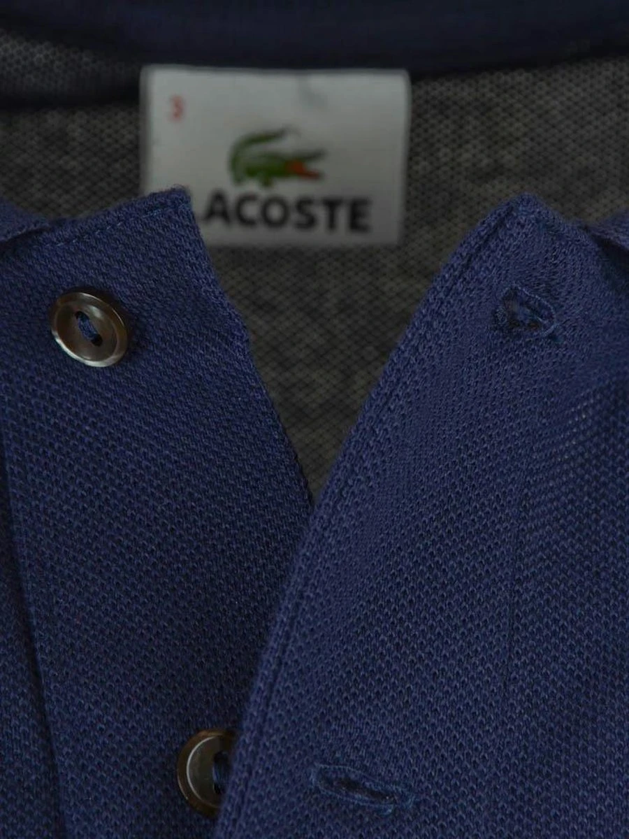 Lacoste Heren Poloshirt - Navy Blue - Maat S 10 Lacoste Heren Poloshirt - Navy Blue - Maat S - Afbeelding 8