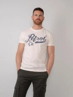 Petrol Industries - Heren Artwork T-shirt - Wit - XL -Casio Verkoop 900x1200 246