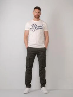 Petrol Industries - Heren Artwork T-shirt - Wit - XL -Casio Verkoop 900x1200 248