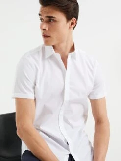 WE Fashion Heren Slim Fit Stretch Overhemd - Maat L -Casio Verkoop 900x1200 267