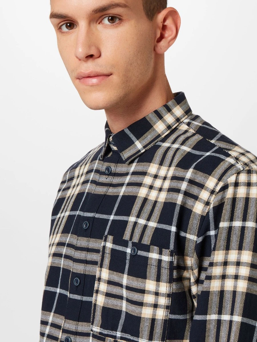 TOM TAILOR Relaxed Checked Shirt Heren Overhemd - Maat L 14 TOM TAILOR Relaxed Checked Shirt Heren Overhemd - Maat L - Afbeelding 12