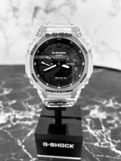 Casio GA-2100SKE-7AER G-Shock Horloge Transparant Zwarte Wijzerplaat 35 Casio GA-2100SKE-7AER G-Shock Horloge Transparant Zwarte Wijzerplaat -Casio Verkoop 900x1200 56