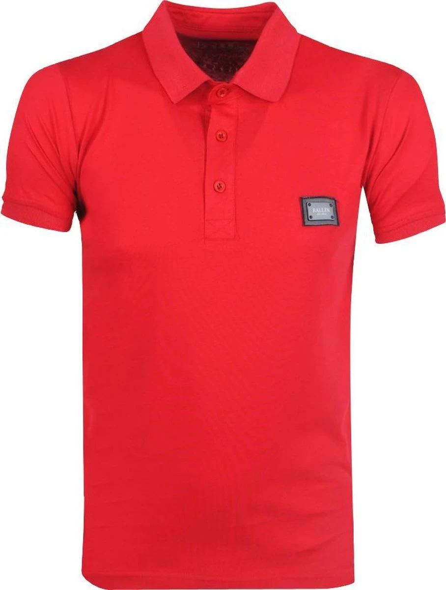 Ballin - Heren Polo - EST 2013 - Rood 3 Ballin - Heren Polo - EST 2013 - Rood