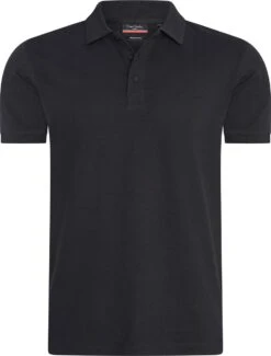 Pierre Cardin - Heren Polo SS Classic Polo - Zwart - Maat XXL