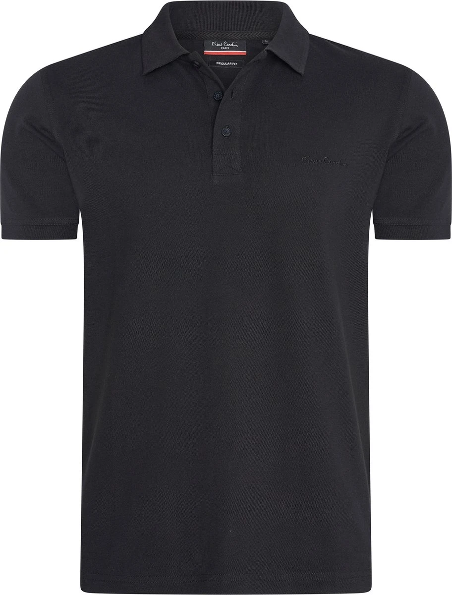Pierre Cardin - Heren Polo SS Classic Polo - Zwart - Maat XXL 3 Pierre Cardin - Heren Polo SS Classic Polo - Zwart - Maat XXL