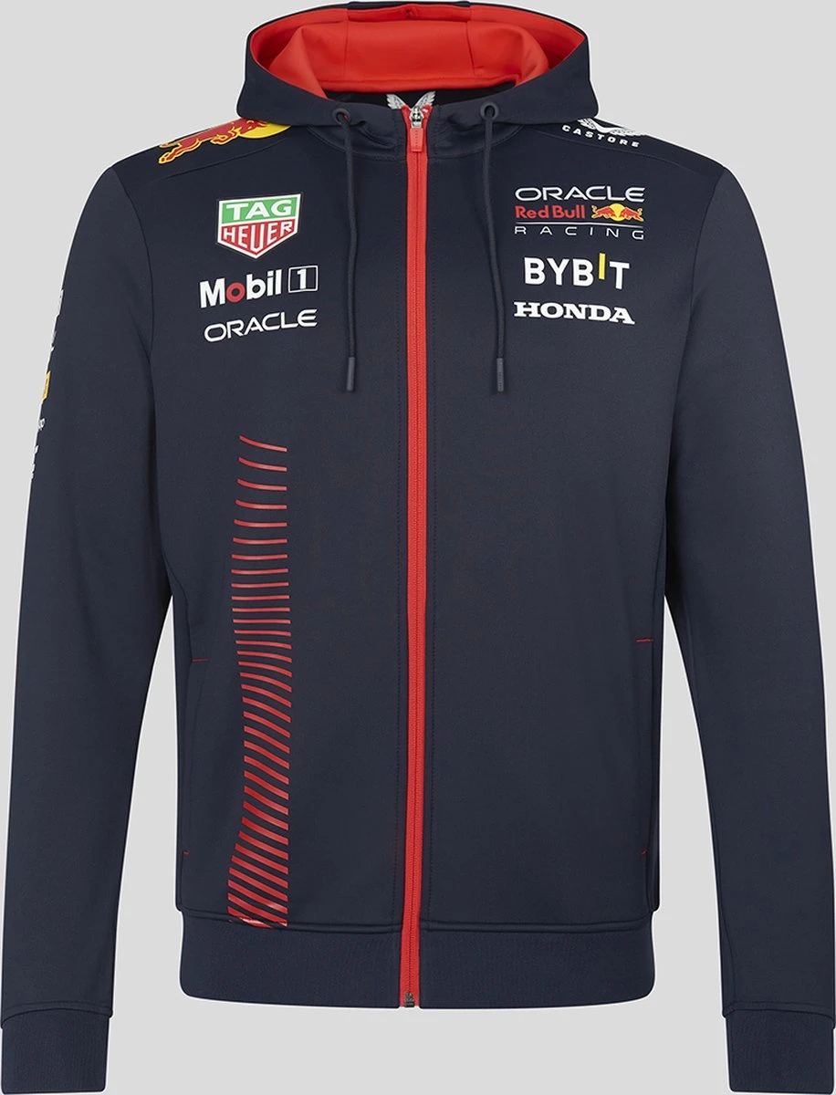 Merkloos Red Bull Racing Teamline Hoody Met Rits 2023 XXL - Max Verstappen - Formule 1 - Sergio Perez - Oracle 3 Merkloos Red Bull Racing Teamline Hoody Met Rits 2023 XXL - Max Verstappen - Formule 1 - Sergio Perez - Oracle