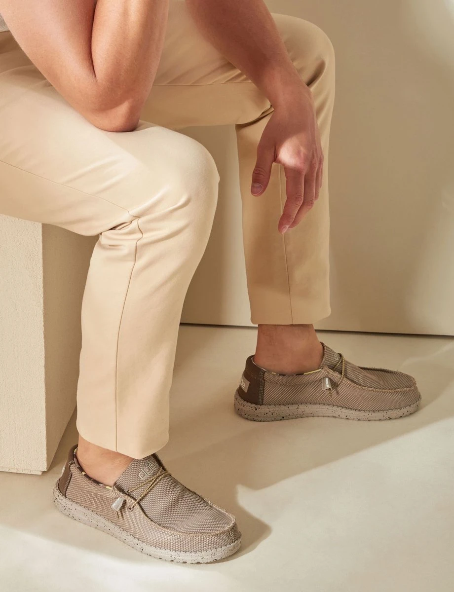 Hey Dude Instappers Heren - Instapschoenen / Herenschoenen - Canvas - Wally Sox - Camel - Maat 41 9 Hey Dude Instappers Heren - Instapschoenen / Herenschoenen - Canvas - Wally Sox - Camel - Maat 41 - Afbeelding 7