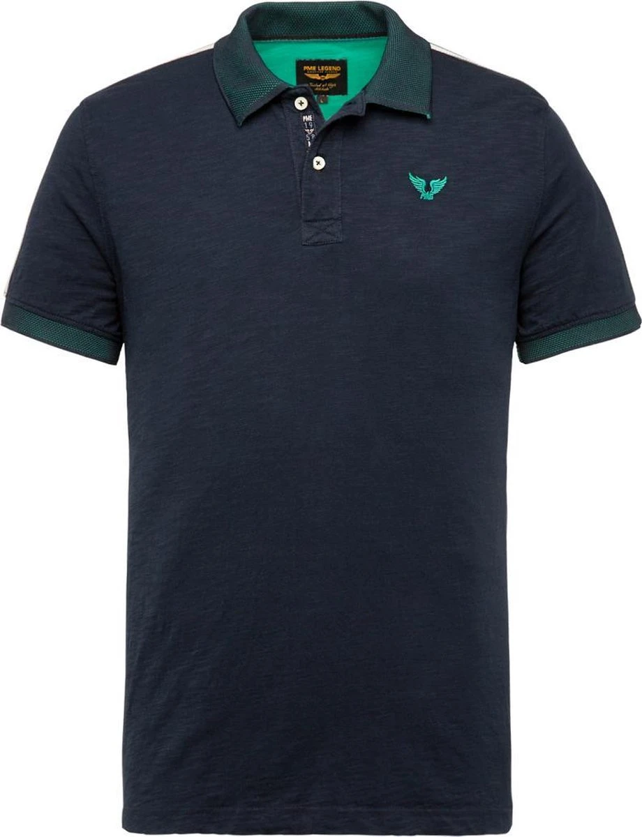 PME Legend Polo Slub Blauw "Maat: XL","Kleur: Blauw" 3 PME Legend Polo Slub Blauw "Maat: XL","Kleur: Blauw"