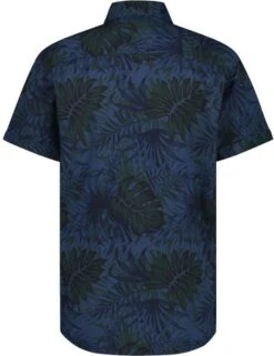 Twinlife Overhemd Shirt Leaves Ss Tw13206 Dark Denim 533 Mannen Maat - XXL -Casio Verkoop 922x1200 12