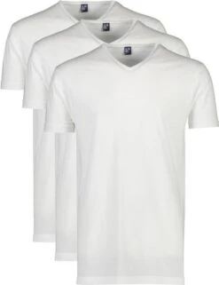 Alan Red - Vermont T-Shirt V-Hals Wit 3 Pack - Maat L - Regular-fit -Casio Verkoop 923x1200 11