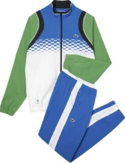 Lacoste Sport X Medvedev Trainingspak Senior Blue/White/Green -Casio Verkoop 923x1200 7