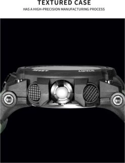 Heren Horloge Zwart Met Groene Rubber Band | Smael | Waterdicht | Glow In Dark | Groen | Mud Master | Leger | Army | Grof | Licht | Rubberen Band | Timer | Gshock | G-shock | Eyecatcher | Master| -Casio Verkoop 924x1200