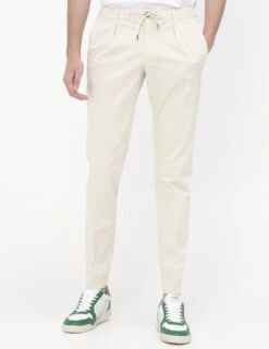 Profuomo - Chino Beige - Slim-fit - Chino Heren Maat 54
