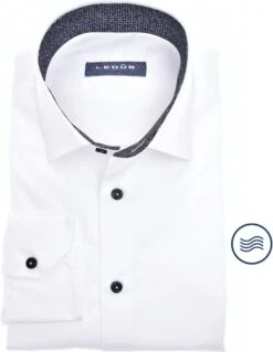 Ledub Modern Fit Overhemd - Wit - Strijkvriendelijk - Boordmaat: 41 -Casio Verkoop 928x1200 14