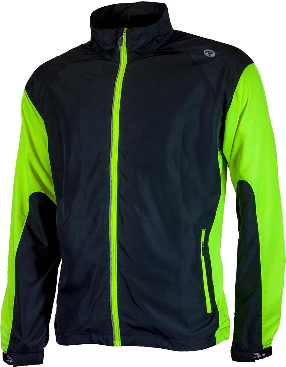 Rogelli Drummond Hardloopjack - Heren - Zwart, Fluor - Maat L 4 Rogelli Drummond Hardloopjack - Heren - Zwart, Fluor - Maat L - Afbeelding 2